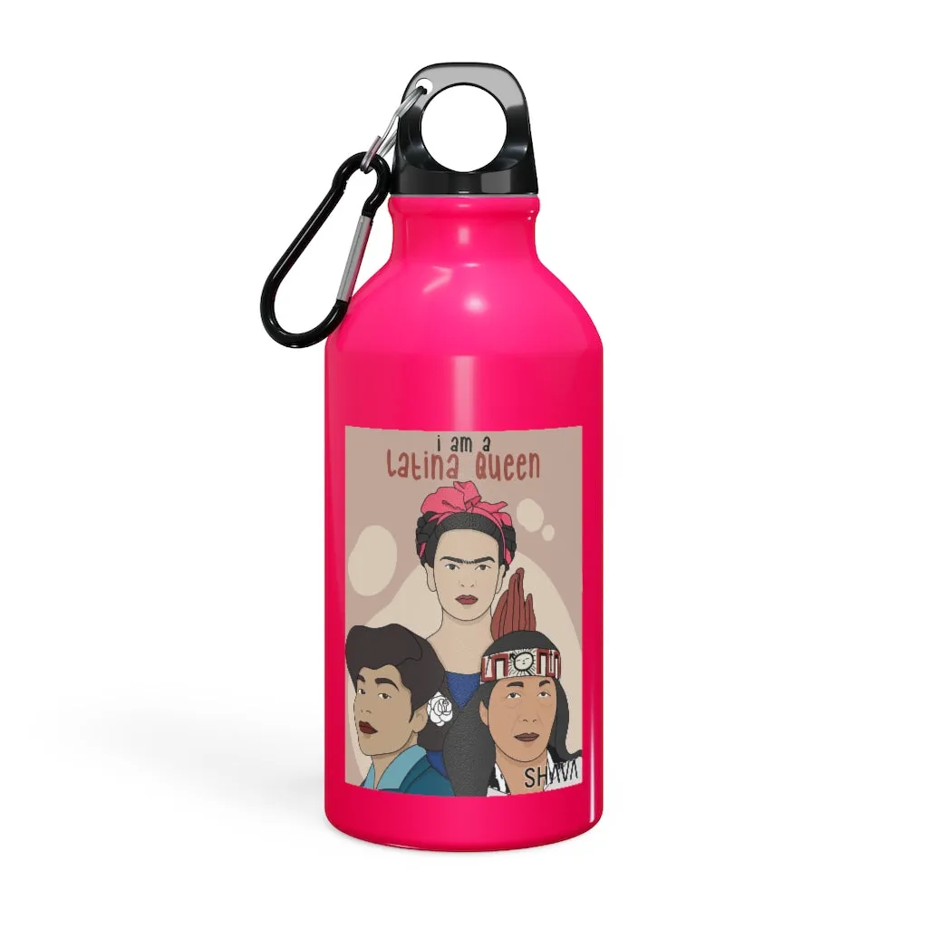 Affirmation Feminist pro choice Oregon Sport bottle 13.5oz -  I am a latina queen